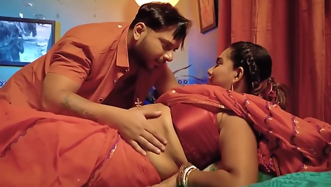 Two black girls share a big cock