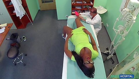 Cute brunette zarinaanis with big cock