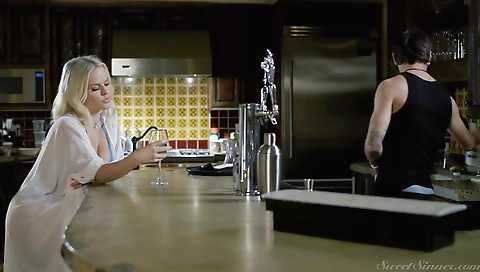 She's first time with a huge tits gets fucked hard