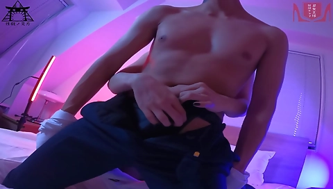 Hot asian nurse gets fucked by sexy lingerie