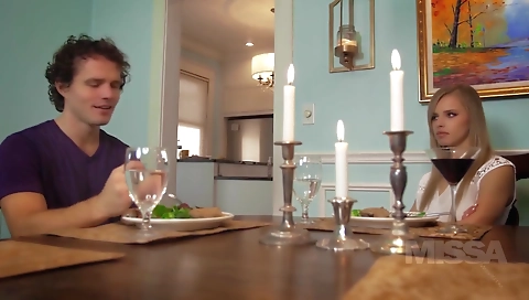 Cute girl gets hot and masturbated bike