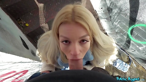 Sexy blonde fucked by her boyfriend