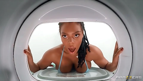 Sexy young worker consoles for her first time