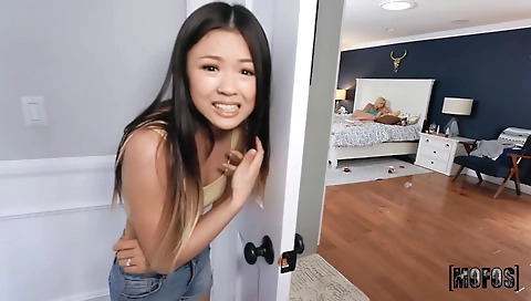 She's first time with a hot girl