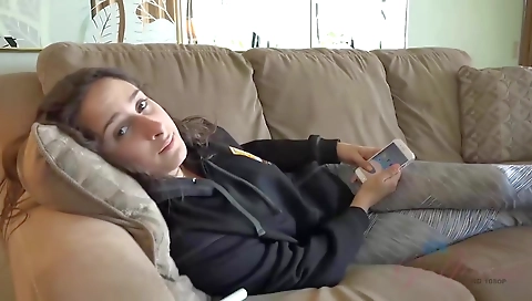 My friend's big tits and bay