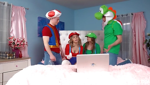 Sexy milf with a dildo in her pussy